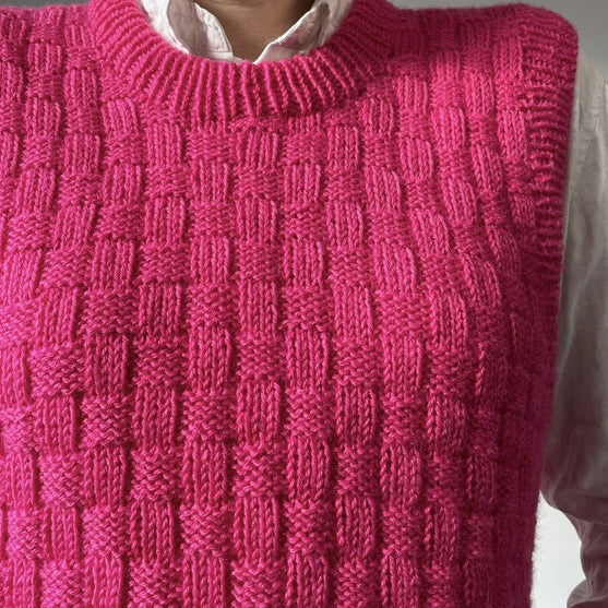 

Easy Square Slipover - Pull sans manches
3