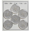 

Boutons Glitter - Argent - Plusieurs Tailles - Go Handmade
14