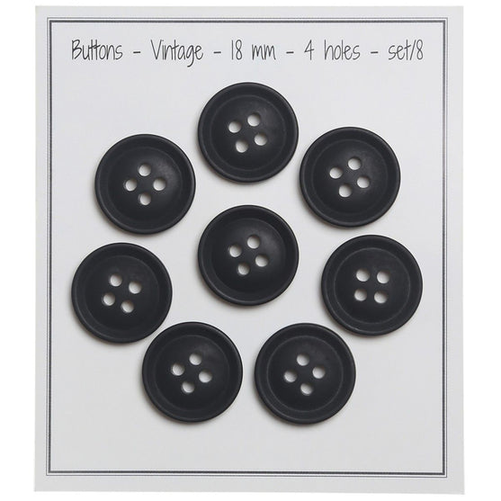 

Boutons Vintage - Black - Plusieurs Tailles - Go Handmade
1