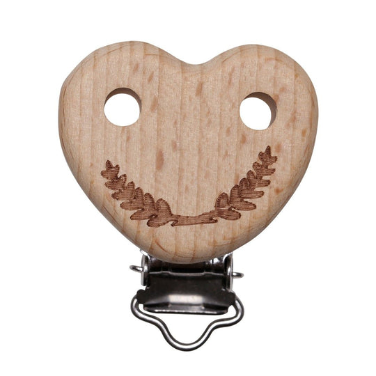 Pinces clipsables avec trous - Coeur - Go Handmade