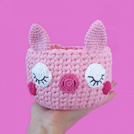 Cochon Kawaii - Panier