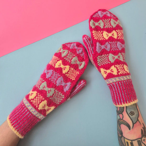 

Bow Pop Mittens - Moufles
6