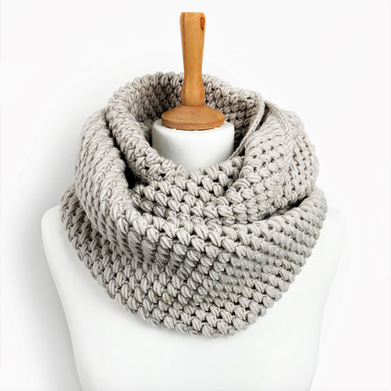 Knit Factory Coco Foulard Infini Tube Tricot - Écharpe Ronde Chaude Homme Femme