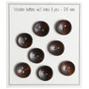 

Boutons en bois profonds - Foncés - 8 pièces - Go Handmade
1