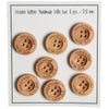 

Boutons en bois - Handmade with Love - 18 mm - Go Handmade
1