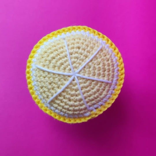 Citron - Jouet au crochet