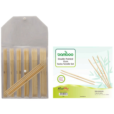 Set aiguilles à chaussettes Bamboo - KnitPro