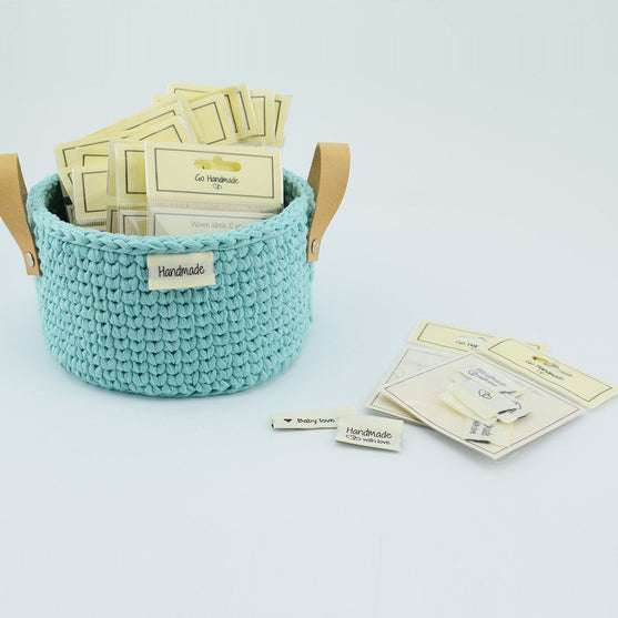 

10 Etiquettes - Made with love - Cœur - Go Handmade
5