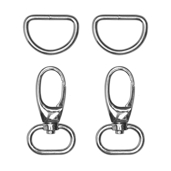 

Fermoirs mousquetons avec attaches en demi-cercle - Go Handmade
1