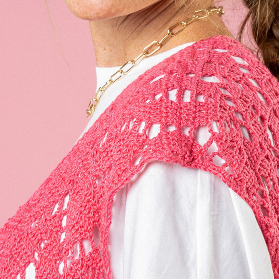 

Leaf Me On - Gilet - Pink Collection
6