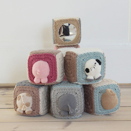 Cubes empilables - avec des animaux