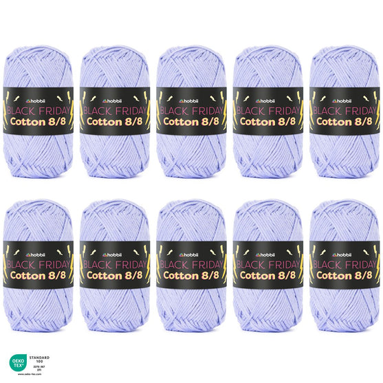 

Black Friday Cotton 8/8 Color Pack (Edition Limitée) - Hobbii
1