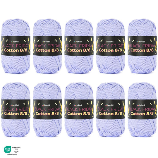 Black Friday Cotton 8/8 Color Pack (Edition Limitée) - Hobbii