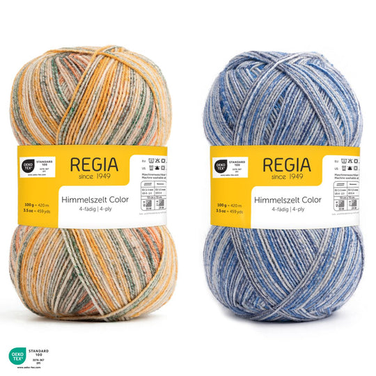 Regia 4-ply Color Himmelszelt (Edition Limitée) - Regia