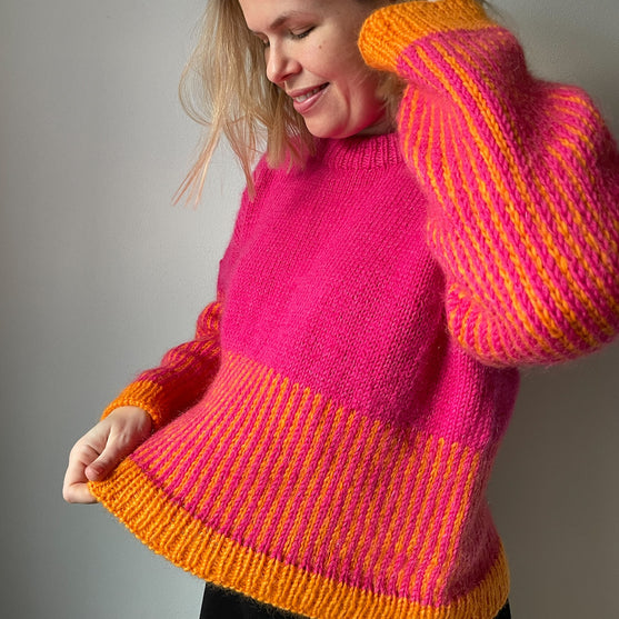 

Easy Colour Mix Sweater - Pull
1