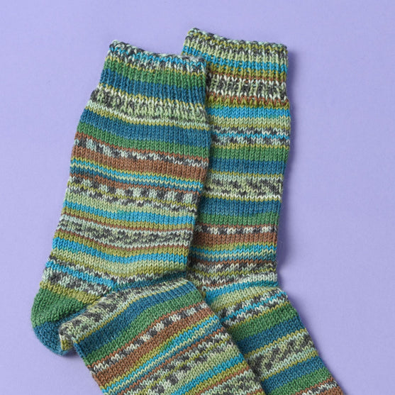 

Technique des chaussettes au tricot
5