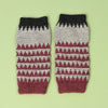 

Manchettes en motif Jacquard
8