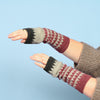 

Manchettes en motif Jacquard
1