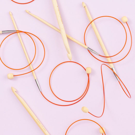 

Crochets Tunisiens en Bambou avec câble - 50 cm - Hobbii
4