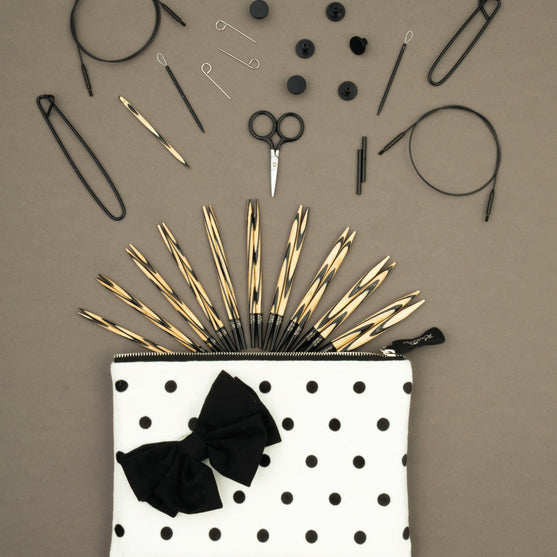 

Chérie - Set d’aiguilles circulaires interchangeables - KnitPro
3