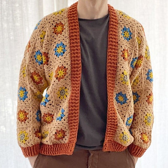 

Floral Fusion - Cardigan pour homme
1