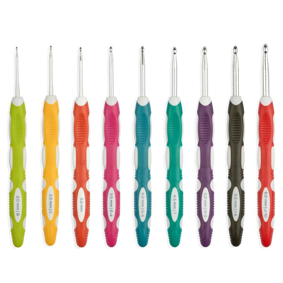 

Set de crochets Duo Touch - 9 tailles différentes - Hobbii
1