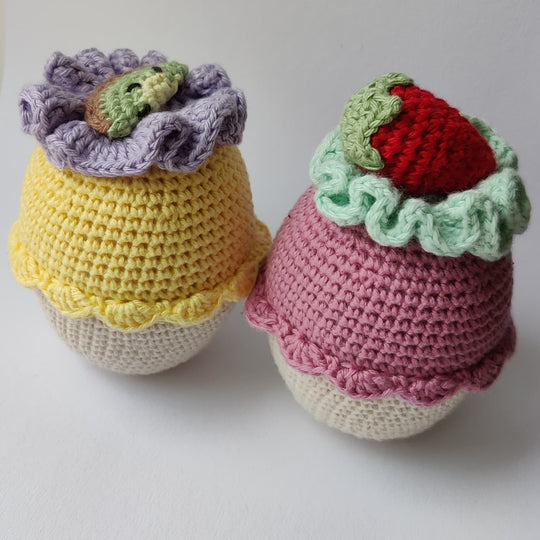 Cupcakes - Jouet au crochet