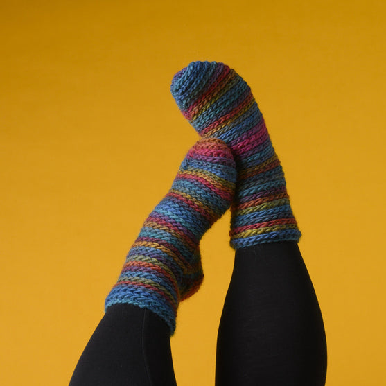 

Glomma - Chaussettes crochetées
2