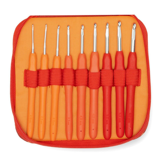 Set de crochets Easy Touch - Berry - 9 tailles - Hobbii