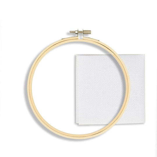 Cercle à broder avec tissu - Hobbii