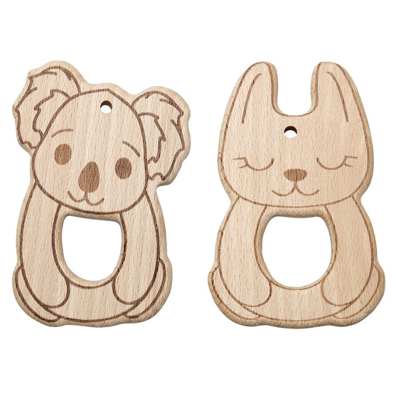

Animaux à mordre en bois - Go Handmade
1