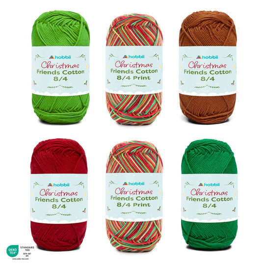 Friends Cotton 8/4 Print Christmas Color Pack (Édition limitée) - Friends
