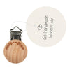 

Pince clip attache tétine en bois - Go Handmade
3