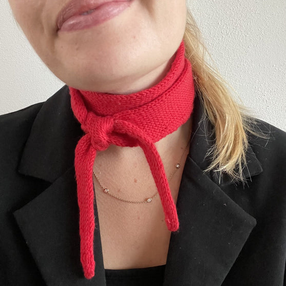 

Easy Double Knitted Scarf - Écharpe
1