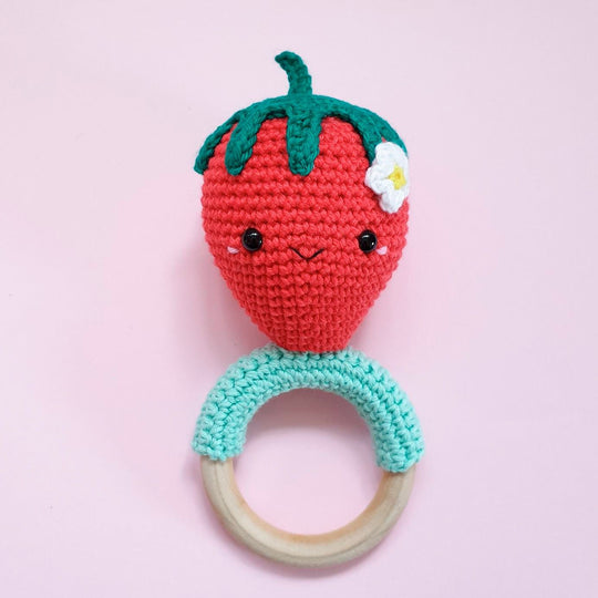 Fraise Kawaii - Hochet