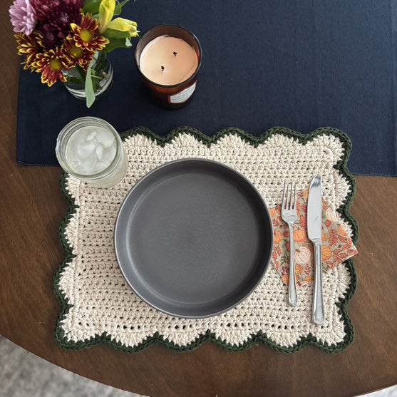 

Scallops - Set de table rectangulaire
1