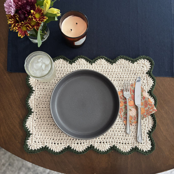 

Scallops - Set de table rectangulaire
1