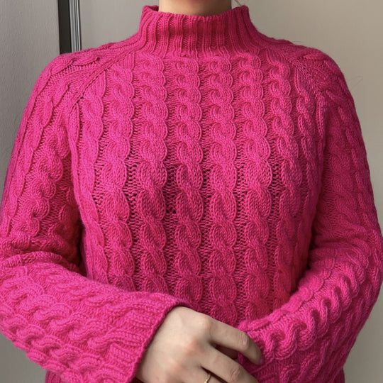 Easy Cable Sweater - Pull