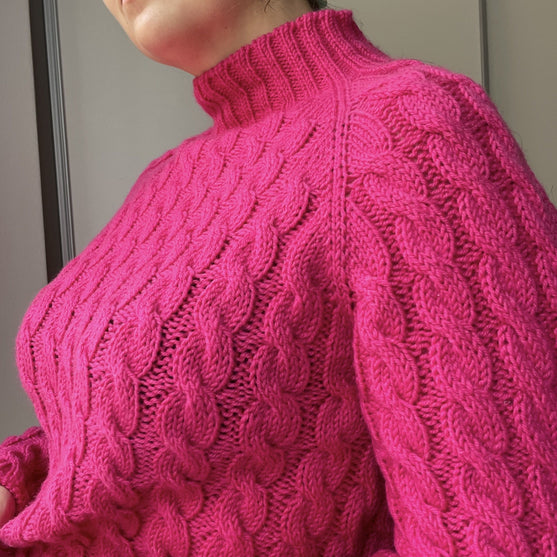

Easy Cable Sweater - Pull
2