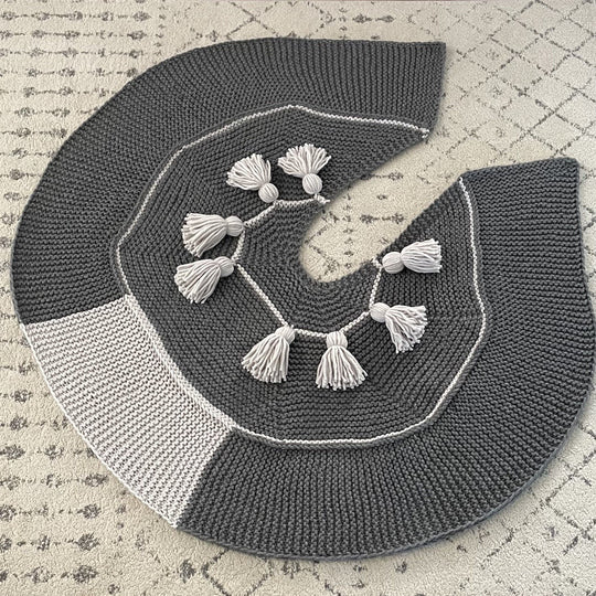 Festive Tassels - Tapis Sapin de Noël