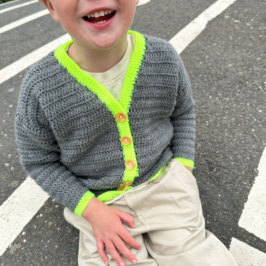 Contrast Cardi - Gilet enfant