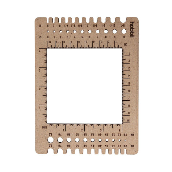 

Jauge à crochets et aiguilles à tricoter - Hobbii
1