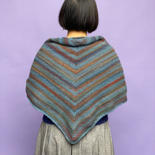 Jasmin - Châle au crochet tunisien