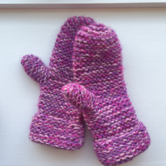 Ultra Easy Garter Stitch Mittens - Moufles