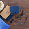

Ensemble de aiguilles circulaires interchangeables extra courtes DENIM - KnitPro
4