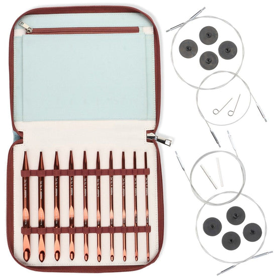 

Set de crochets tunisiens interchangeables - Hobbii X TL Yarn Crafts
1