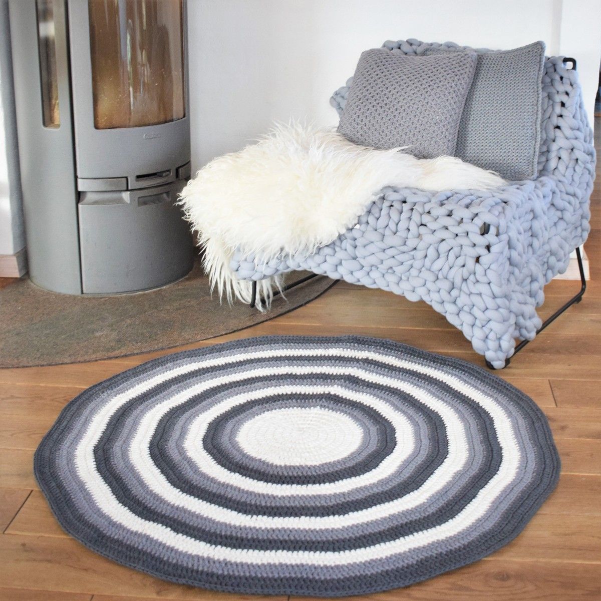 Tapis Rond Ribbon – Hobbii