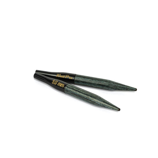 

Aiguilles Circulaires Interchangeables extra courtes DENIM - KnitPro
2