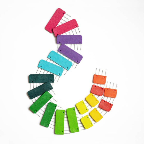

Rainbow Knit Blockers - Peignes pour bloquer ses tricots - KnitPro
6