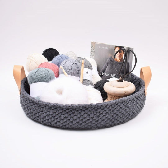 Projet Ribbon Panier avec base en cuir